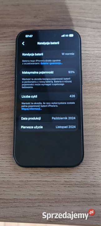 iPhone 16 PRO 128 GB 93 Annopol