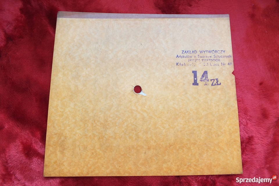 Stara pocztówka dźwiękowa Jacek Lech i I Jarocka 1 płyta lubuskie Żary sprzedam