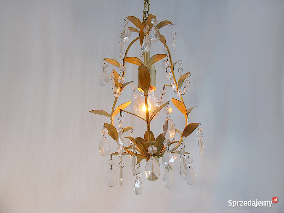 Lampa wisząca kryształki Szczecinek sprzedam
