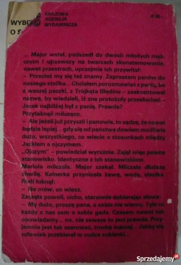 ŚMIERĆ W TRÓJKĄCIE BŁĘDÓW KOŹNIEWSKI KAZIMIERZ mazowieckie Warszawa