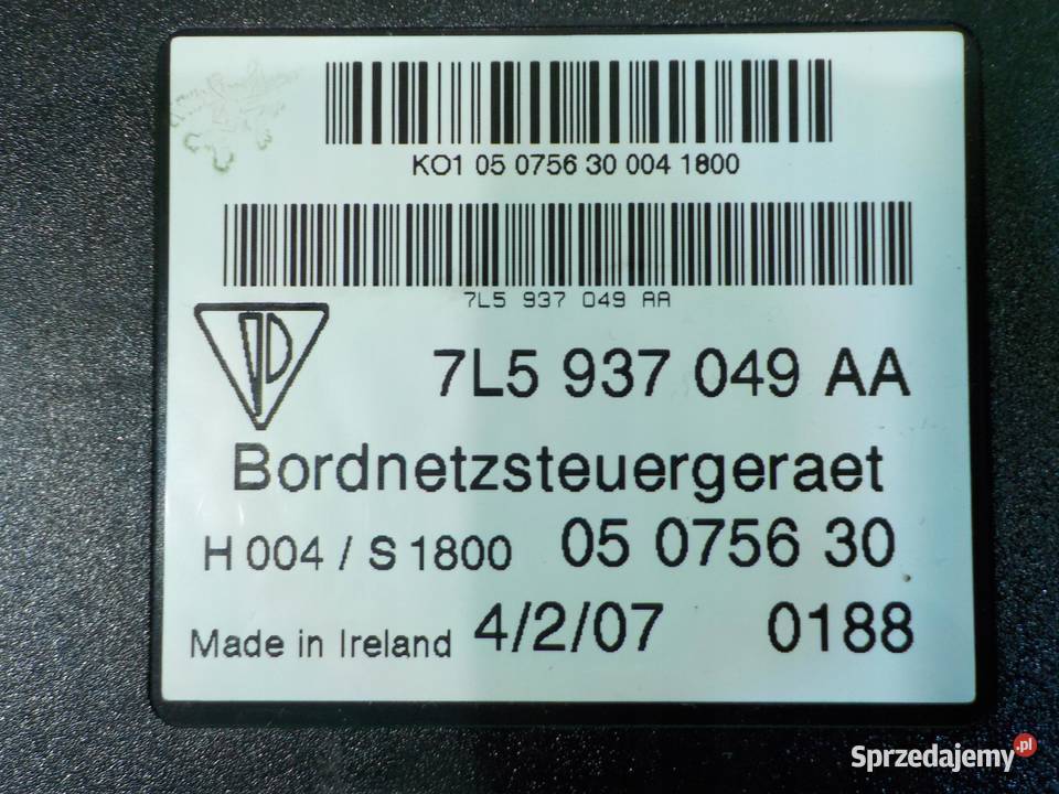 PORSCHE CAYENNE LIFT 48 B 07r 5D modul sterownik Wyposażenie elektryczne Suków