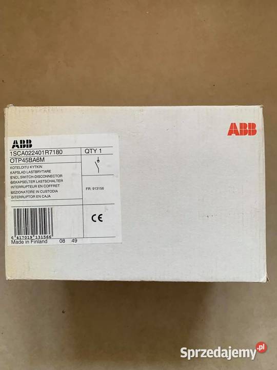 ABB OTP45BA6M 15KW 6P IP65 RY HANDLE Przełącznik Warszawa
