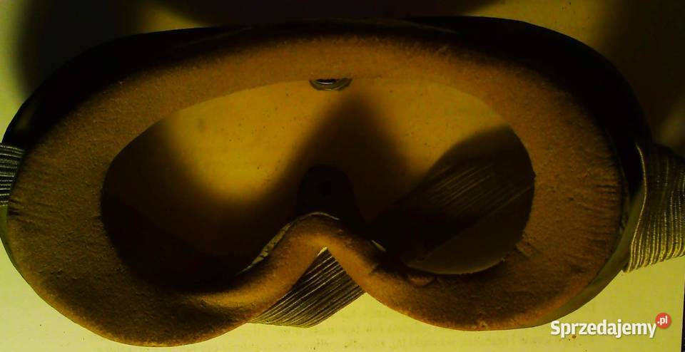 Gogle narciarskie z pomarańczową szybką i drugą Kraków