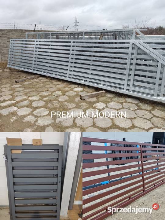 Brama przesuwna palisada pion 5mx142m CLASSIC dolnośląskie Wrocław
