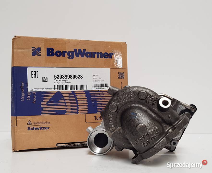 Turbosprężarka BorgWarner 53039880523 Turbosprężarki Siedlce