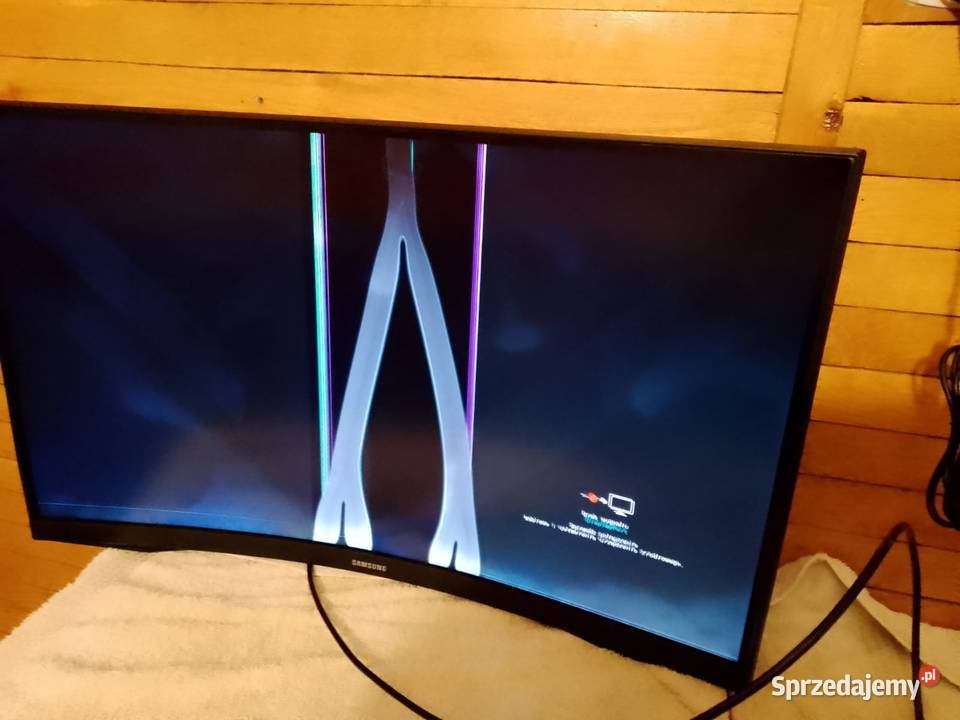 Monitor Samsung uszkodzony c27g55tqwr Łódź