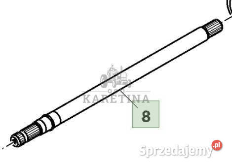 John Deere 8360R Wałek Wyjściowy WOM CZĘŚCI Jastrzębniki sprzedam