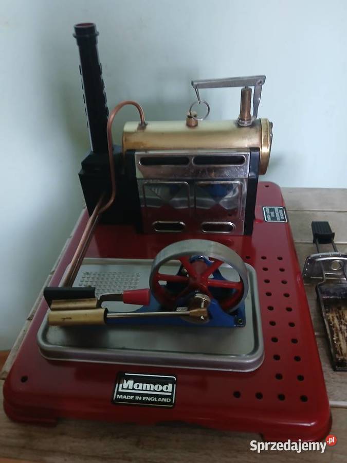 Kolekcjonerski model maszyny parowej