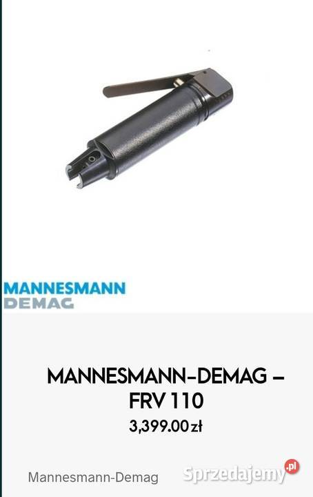 Pilnikarka pilnik pneumatyczny Mannesmann wielkopolskie