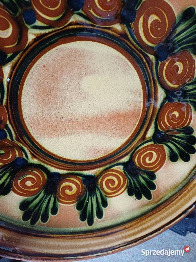 ceramika PRL talerze Nowy Targ