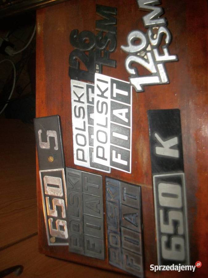 Znaczki Fiat 126p