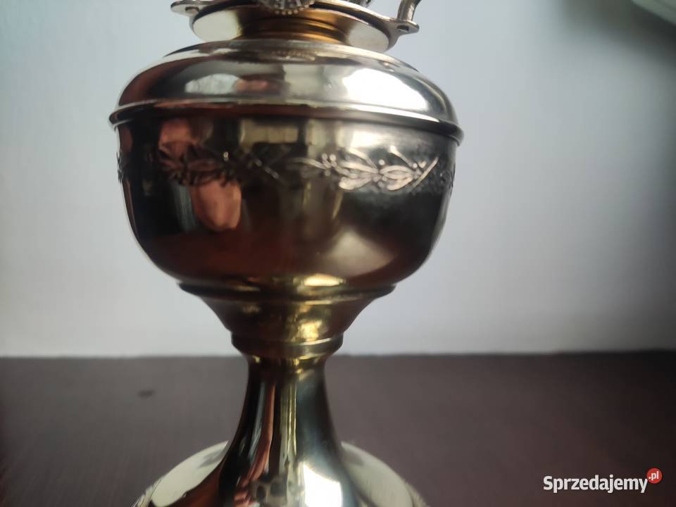 Stara francuska mini lampa naftowa Paryżanka 4 Kraków