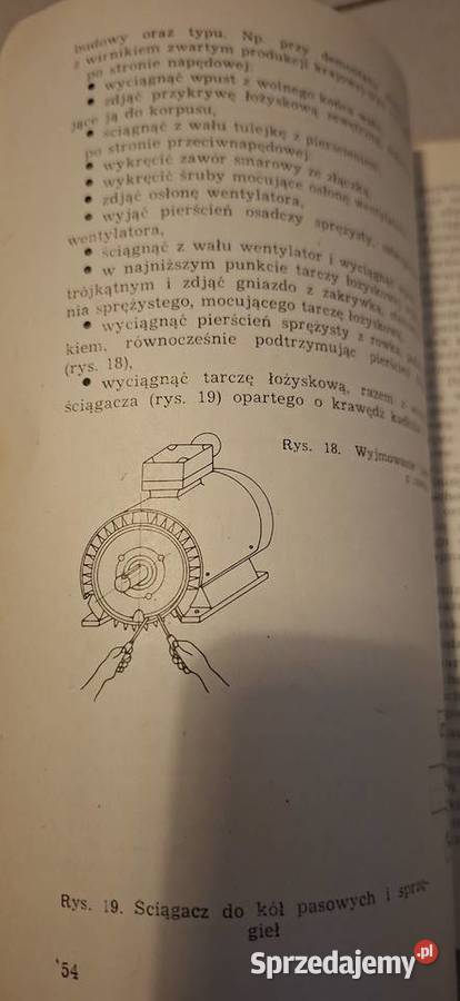 Obsługa i naprawy silników elektrycznych wydanie Łęczyca sprzedam