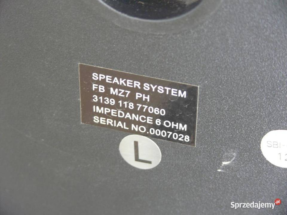 Kolumny Philips FBMZ7 mocne 2 x 100 wat WYSYŁKA Słuchawki i głośniki Jasło