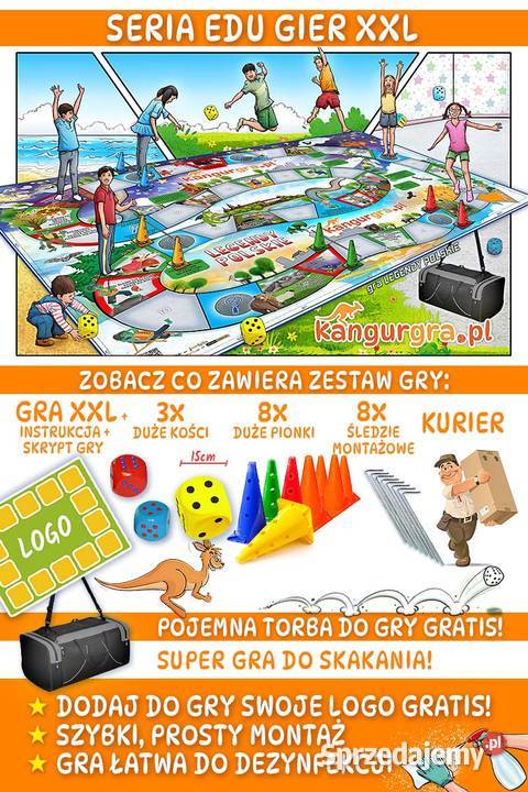 gra XXL LEGENDY POLSKIE DZIECI do skakania nauki mazowieckie Warszawa sprzedam