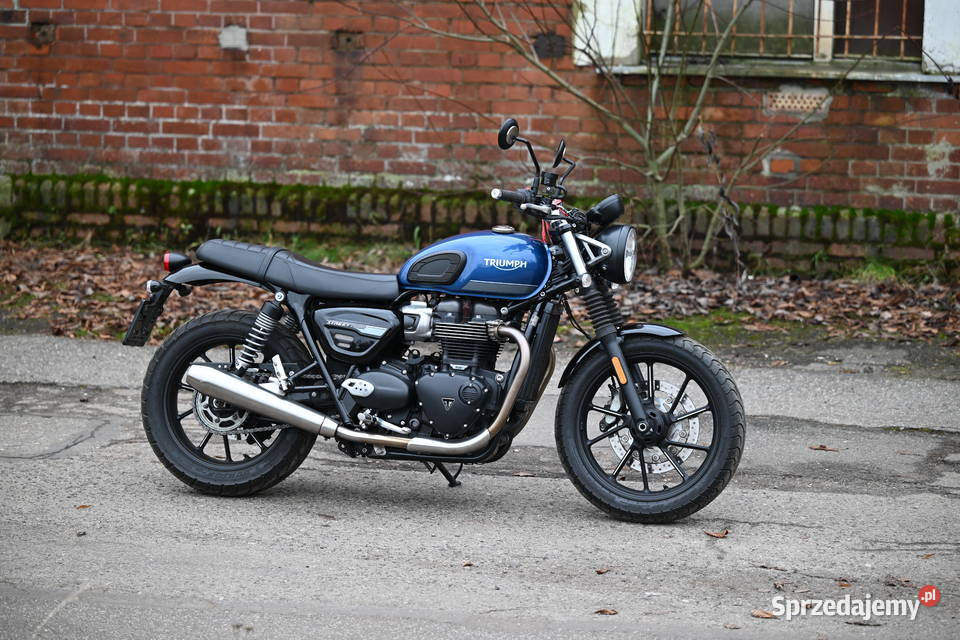 Triumph STREET TWIN 900 ABS kontrola garażowany Motocykle, skutery, quady Gniezno