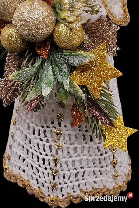 Świąteczny Anioł ręcznie wykonany 29 Dekoracje świąteczne małopolskie Krzywaczka