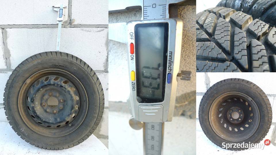 Koła 4 Fiat Cinquecento zimowe 14570 R15 Godziesze Wielkie