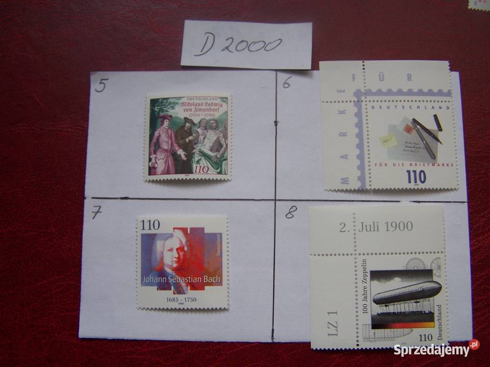 Niemcy 2000 MNH Znaczki z roczników WYBIERAJ śląskie