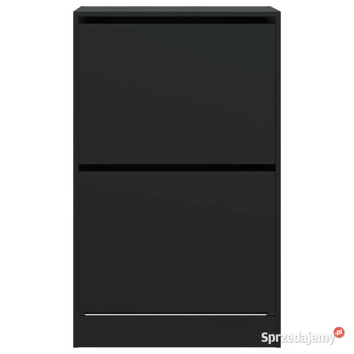 Szafka na buty czarna 60x34x965 materiał Warszawa