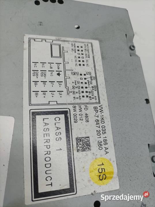 RADIO 1K0035186AA VW Volkswagen Caddy III 2003 świętokrzyskie sprzedam