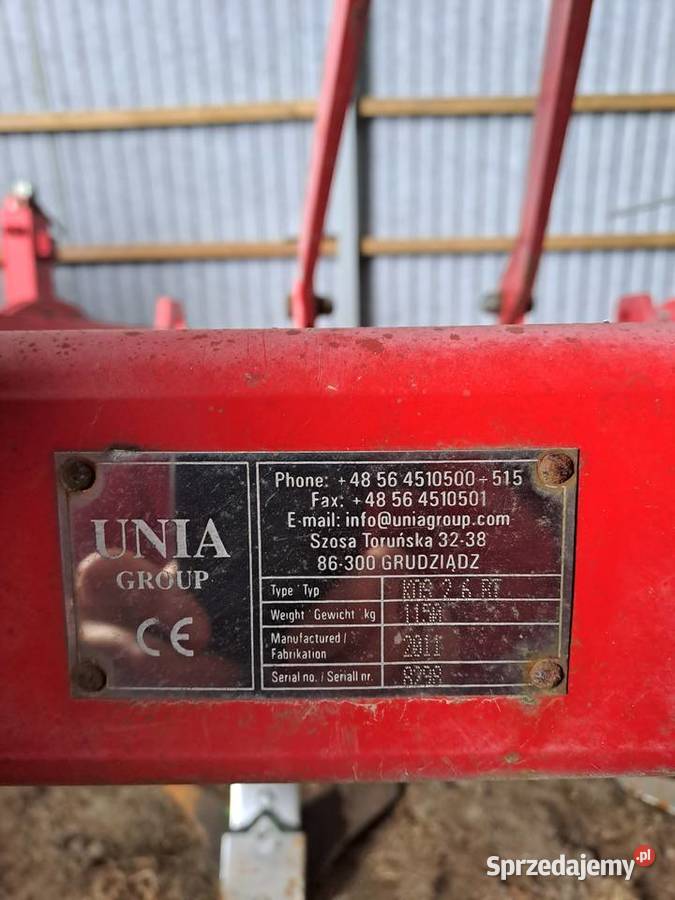 Agregat ścierniskowy Unia Kos 26 lubelskie Kąkolewnica sprzedam