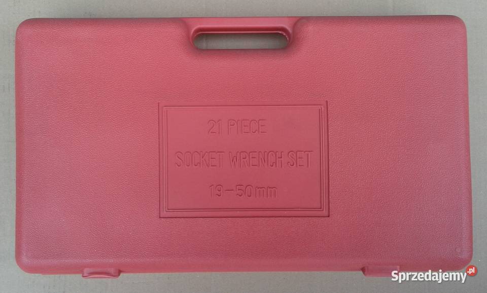 Klucze Nasadowe 21el 34 Duże Nasadki Zestaw Gliwice