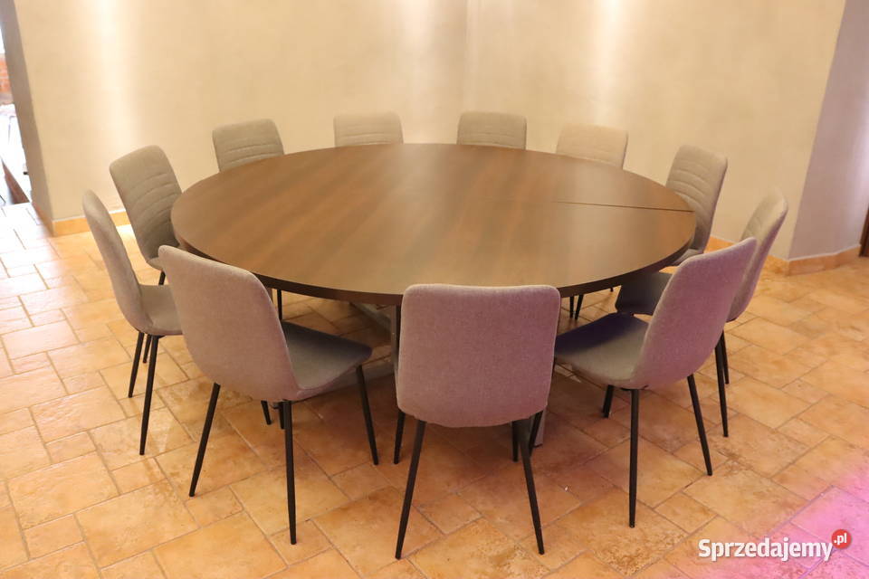 Stół konferencyjny z kompletem krzeseł (11 sztuk)