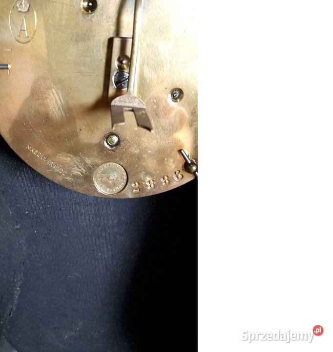 Zegar Francuski Antyczny Kominkowy ok 1885 z Antyki wielkopolskie