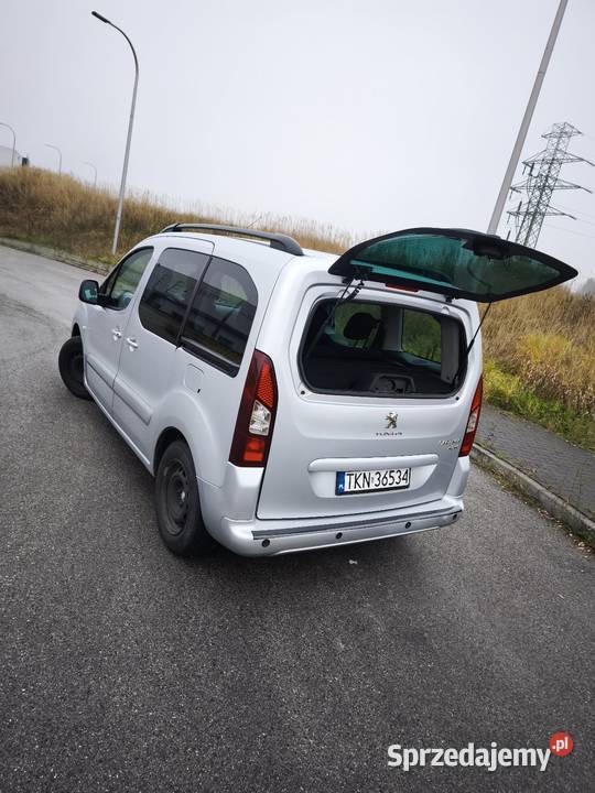Peugeot Partner Tepee 2017 r srebrny świętokrzyskie Kielce