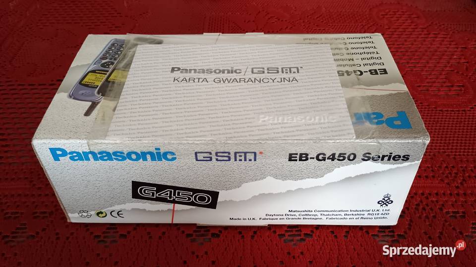 Opakowanie Panasonic EBG450 Series GSM Szczecin sprzedam