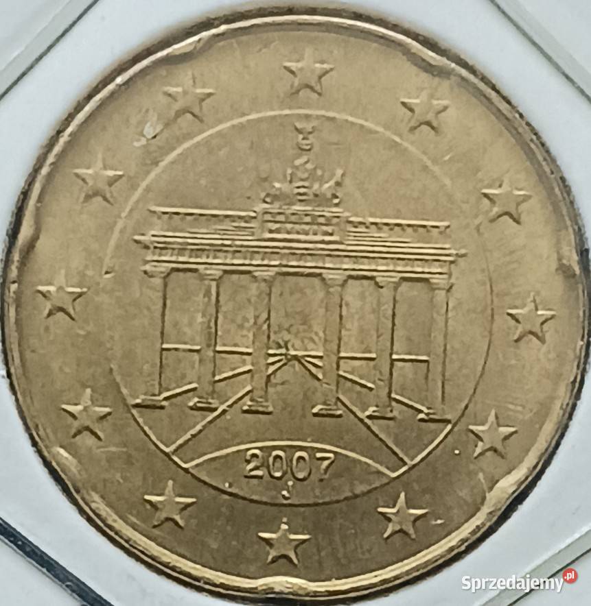 20 Centów Niemcy 2007 r men J