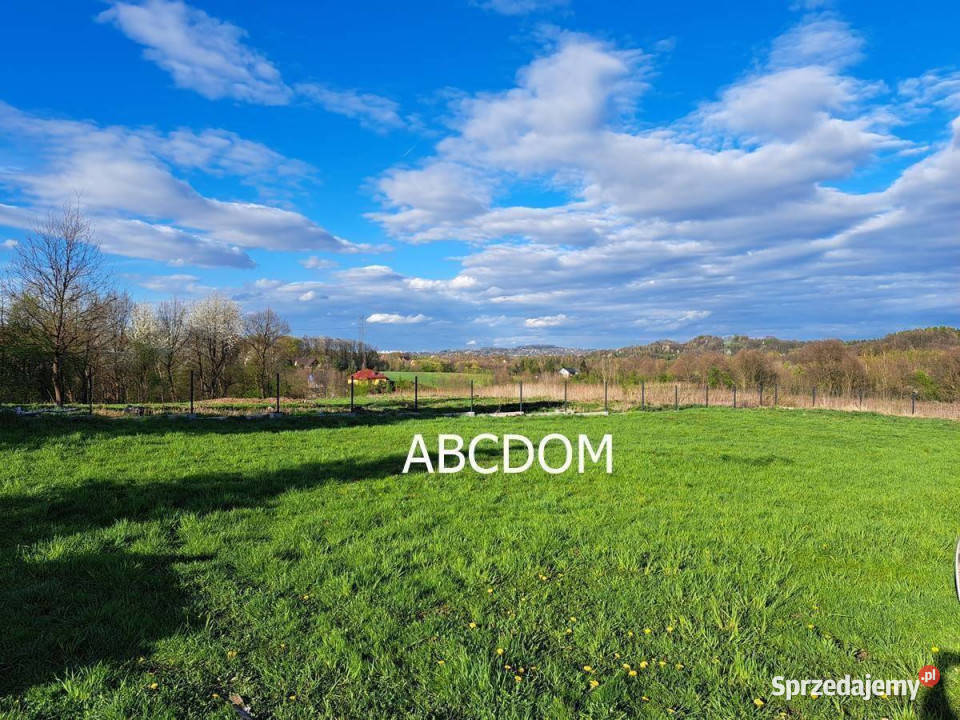 Mogilany piękna działka 13 ar z widokiem na las Sprzedaż