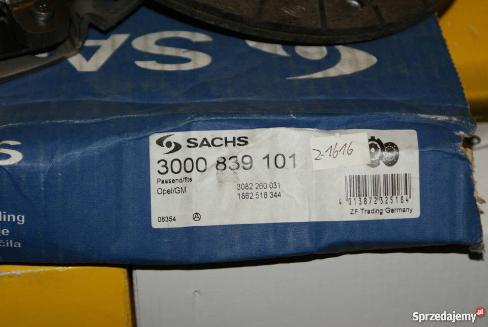 SPRZĘGŁO 220mm OPEL ASTRA F ASTRA G VECTRA B 16 sprzęgła mazowieckie Białobrzegi