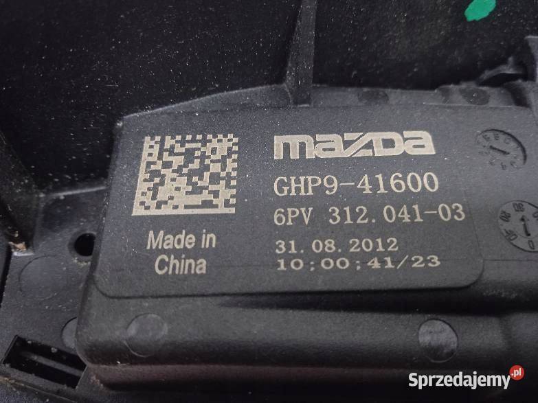 PEDAŁ POTENCJOMETR GAZU GHP941600 Mazda 6 III Pedały