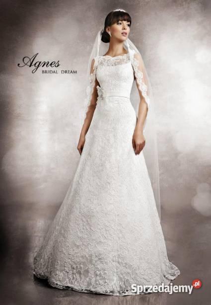 Przepiękna koronkowa suknia ślubna AGNES 11275 3 Bielsko-Biała