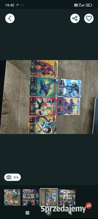 Karty SpiderMan Heroesvillains 242 do negocjacji sprzedam