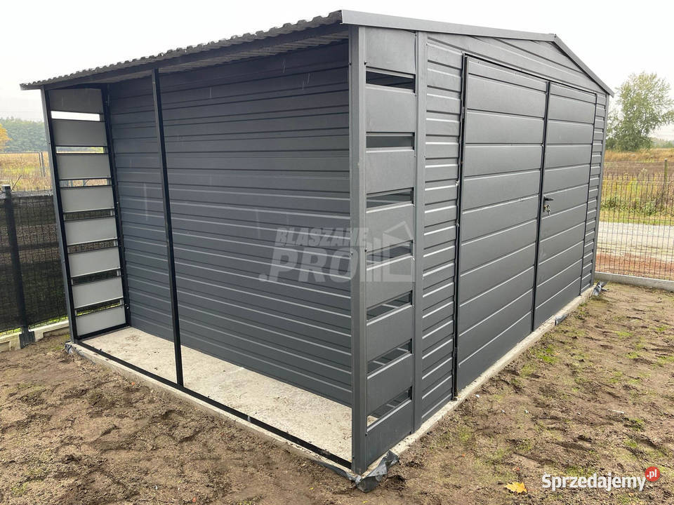 Domek Ogrodowy 4x3 wiata antracyt Brama samodzielny sprzedam