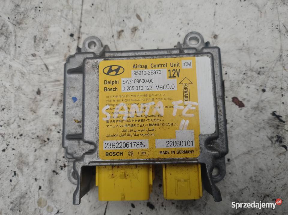 HYUNDAI SANTA FE II sensor airbag 959102B970 Pozostałe Kielce