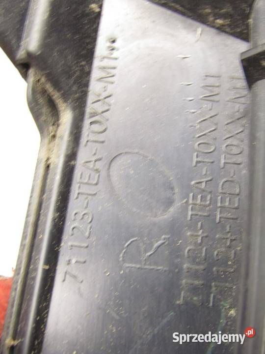 LISTWA OSŁONA POD LAMPĘ PRAWY PRZÓD HONDA CIVIC Listwy i nakładki sprzedam