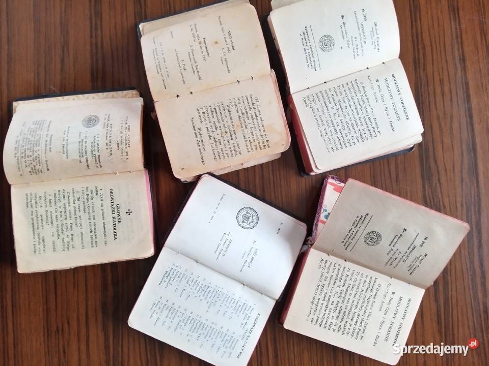 Stare książeczki do nabożeństwa Nakło nad Notecią