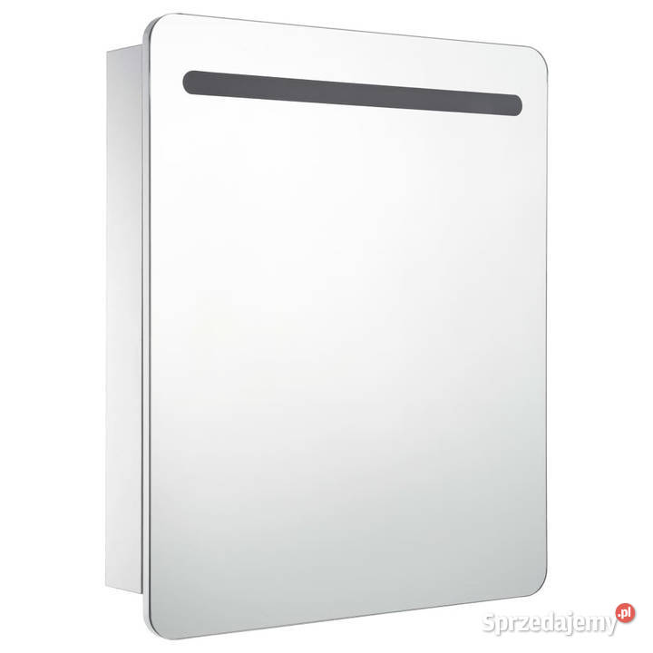 Szafka łazienkowa z lustrem i LED 68 x 9 x 80