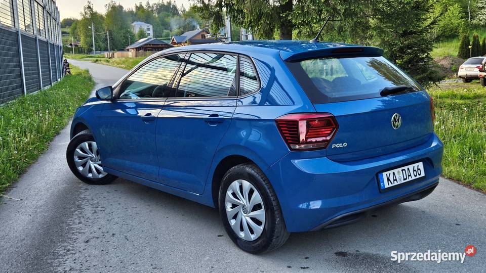VW Polo 10 Benzyna 95 Led Acc Czujniki niebieski Humniska