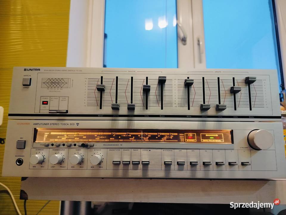 Tosca 303 przestrojone 88108 mHz plus korektor Amplitunery Mińsk Mazowiecki