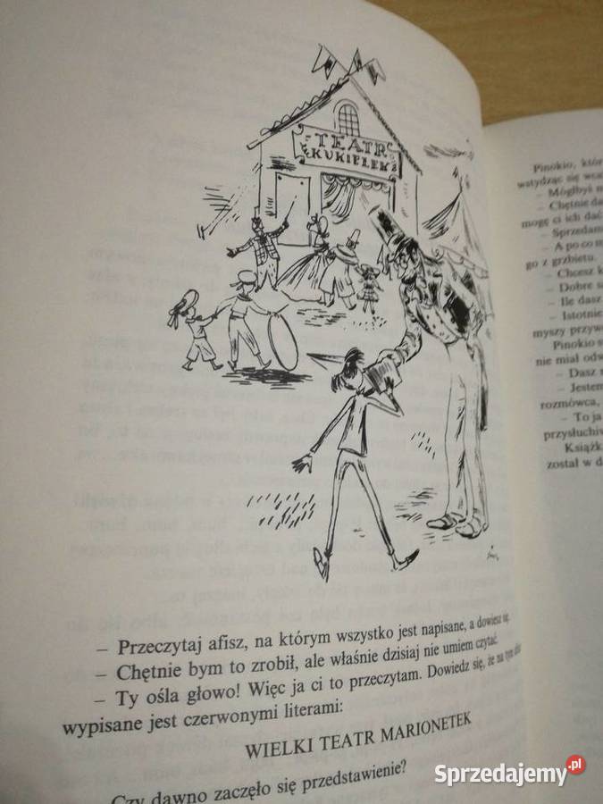 Pinokio Carlo Collodi Rok wydania 1989 Książki dla dzieci Lublin