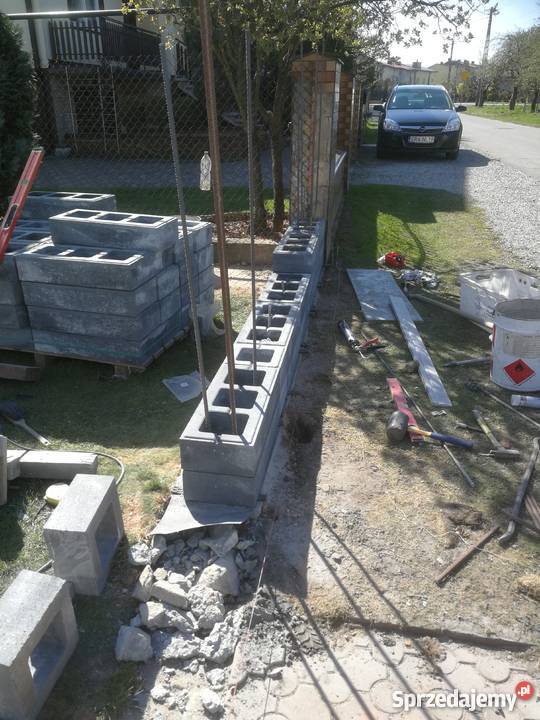 murowanie ogrodzeń pustak drewbet kost bet