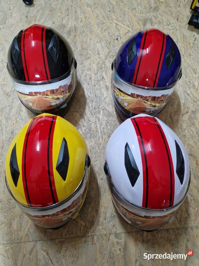 KASK rozmiar L 5960 żółty biały czarny niebieski Głogowa