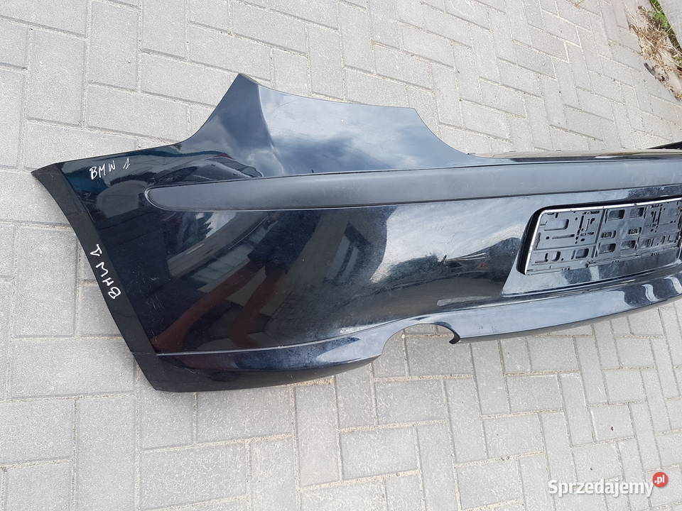 BMW 1 E87 2006 2007 2009 ZDERZAK TYL CZERNY Części samochodowe Turek sprzedam