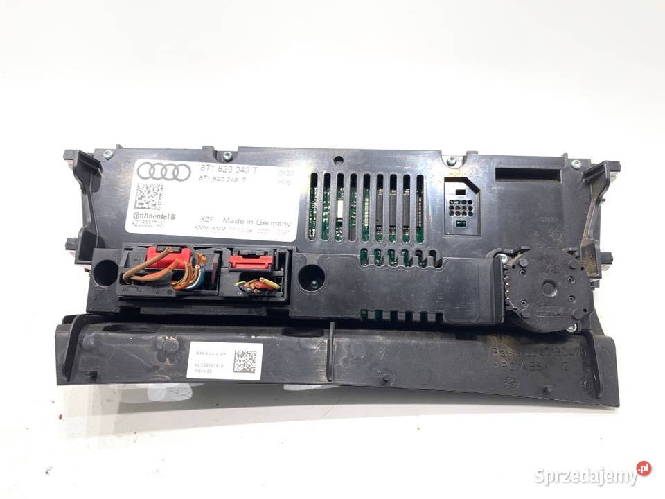 PANEL STEROWANIA NAWIEWU AUDI A4 B8 8T1820043T