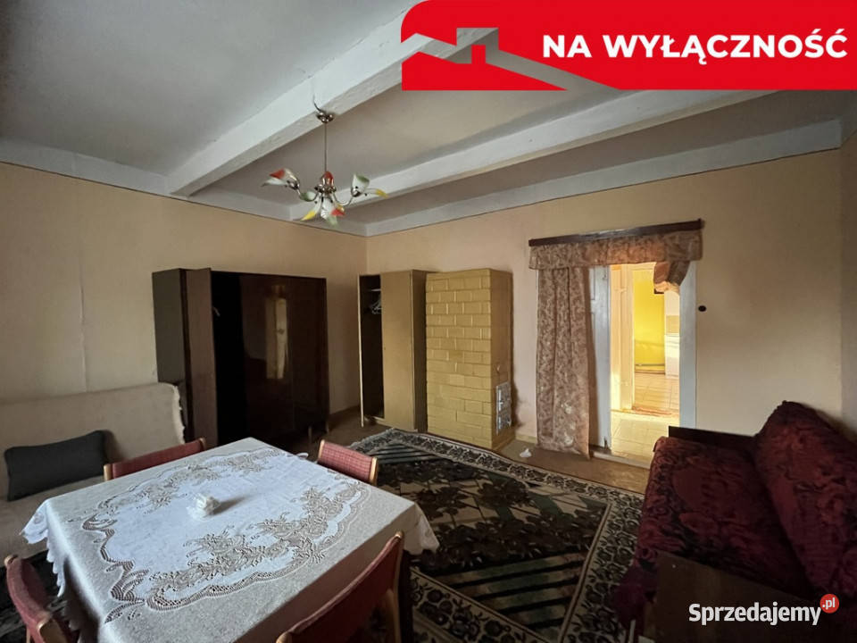 Drewniany dom na działce w Świeciechowie Dużym
